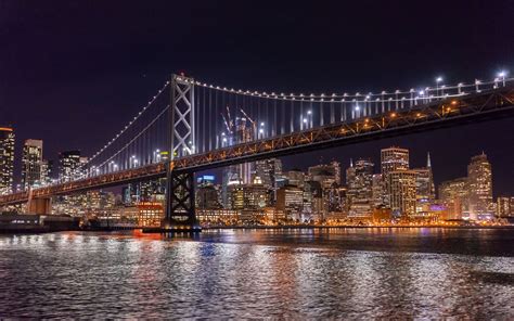 San Francisco Night Cruise View Of The San Francisco Oakland Bay