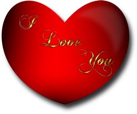 Clipart Heart I Love You