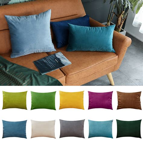 26colors Cushion Cover 30x50 Rectangle Pillow Case For Living Room Sofa