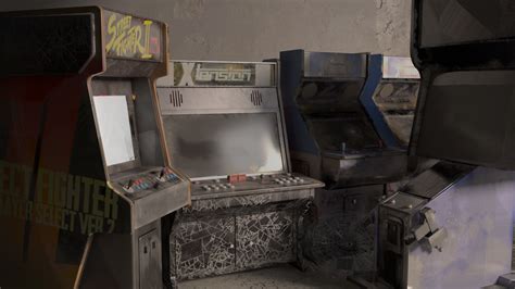 Artstation Abandoned Arcade Machines