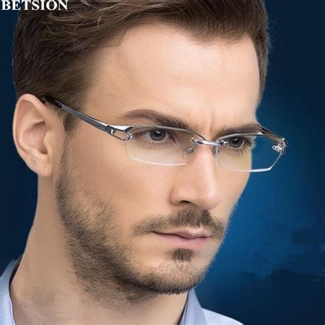 super luxury pure titanium reading glasses half rimless 50 75 100 125 150 175 200 250