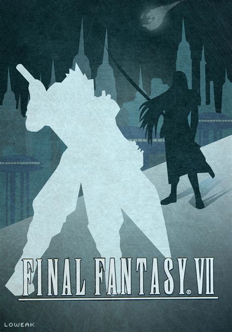 Final Fantasy Vii Poster By Loweak On Deviantart