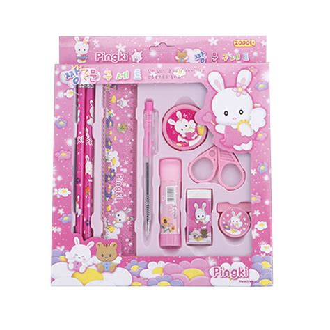 Kids And Teens Pens And Pencils 6 Piece School Student Stationery Set 2