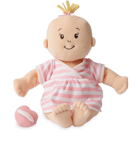 Manhattan Toy Baby Stella Peach Soft Nurturing First Baby Doll For Ages