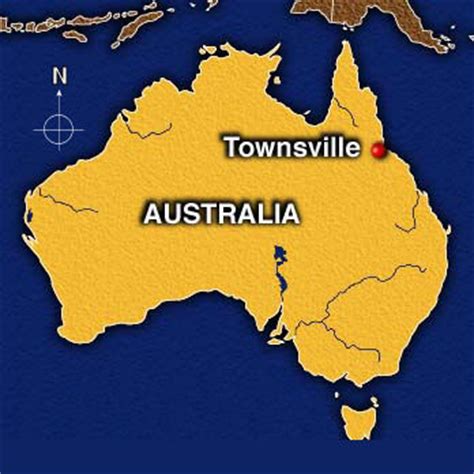 This map shows cities, towns, beaches, main roads, secondary roads in townsville area. Kev's World