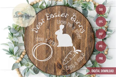 Svg Cut Easter Bunny Plate Svg Free - 300+ DXF Include