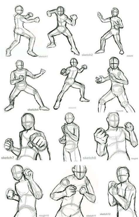 Image Result For Fighting Poses Posar Dibujos Poses Bocetos De