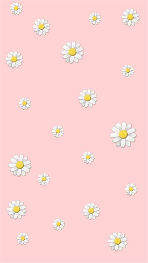 Download 89 Pastel Pink Daisy Background Hd Background Id