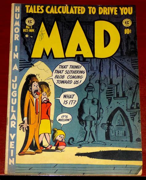 mad magazine number 1 oct nov 1952 original ec comic harvey kurtzman wally