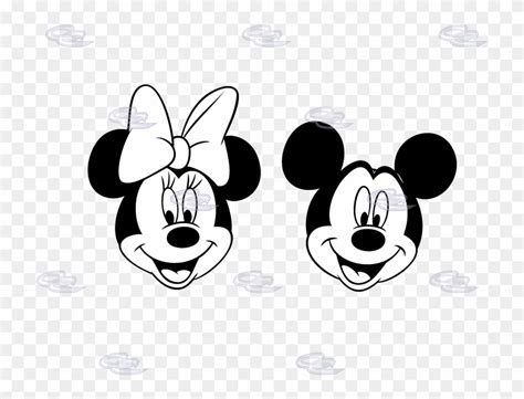 Download 400085 Mickey Minnie Face Mickey Mouse Clipart 2217215
