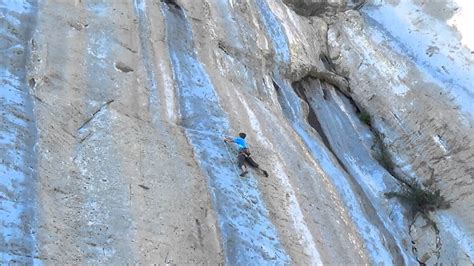 Climbing At Ceuse France San Jones Pecos 7b 512c Youtube