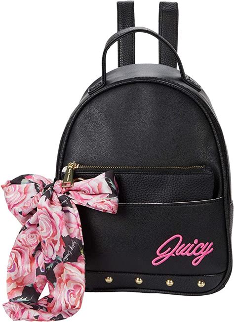 Juicy Couture In Bloom Backpack Black One Size Casual
