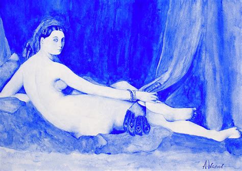 Grande Odalisque Nude Slave Painting By Alexander Ivanov Fine Art