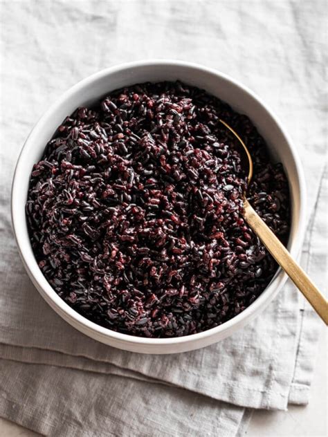 Instant Pot Black Rice Forbidden Rice Real Vibrant Recipe