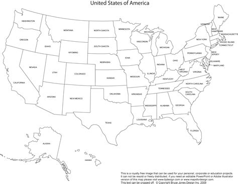 Us And Canada Printable Blank Maps Royalty Free • Clip Art • Download