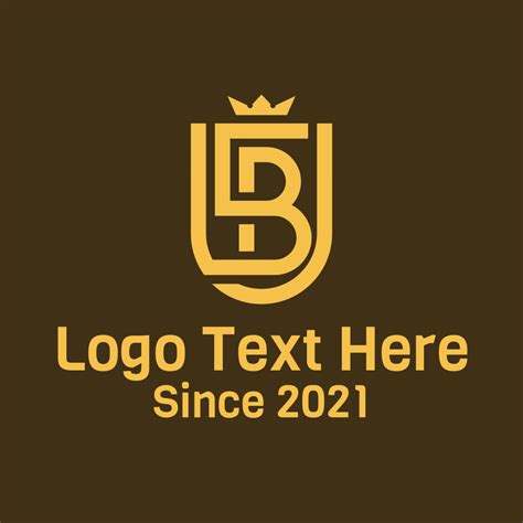 Letter B Crown Shield Logo Brandcrowd Logo Maker Brandcrowd