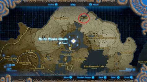 Botw North Lomei Labyrinth Map Tu Kaloh Shrine Guide Zelda Dungeon