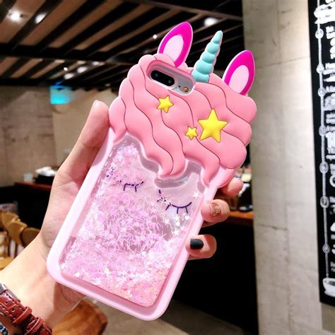 3d Pink Unicorn Iphone Case In 2021 Unicorn Iphone Case Unicorn