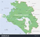 Map Krasnodar Region Stock Vector (Royalty Free) 187795415 | Shutterstock