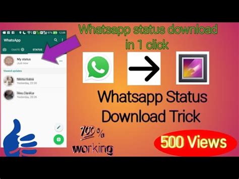 This trick allows you to download the others whatsapp status photo or video from your mobile. Whatsapp status video download || Whatsapp se status ...