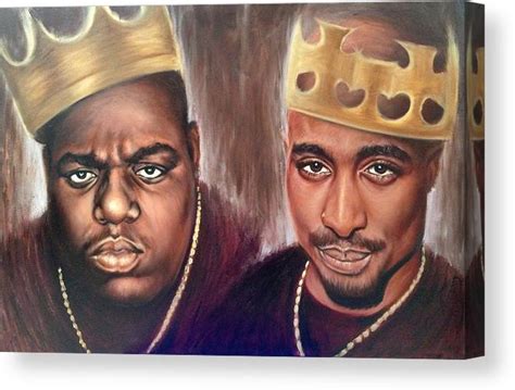 2pac And Notorious Big Canvas Print Canvas Art By Travis Knight