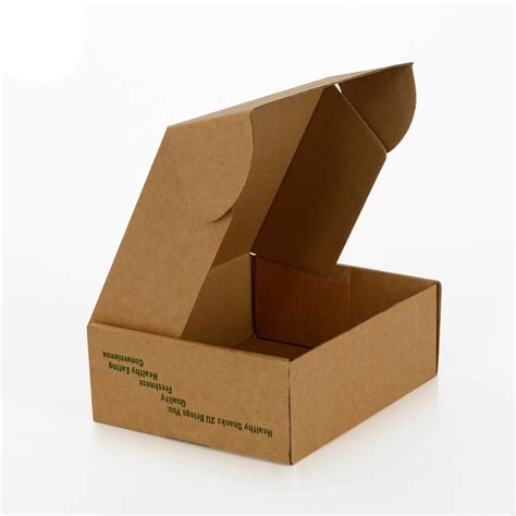 Brown Corrugated Printed Mailer Boxes / Cardboard Shipping Boxes Custom Sizes