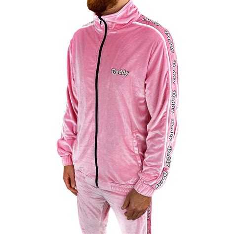 Pink Daddy Velour Tracksuit Uncle Reco