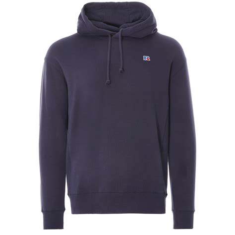 Russell Athletic Heritage Fleece Hoodie Navy E06022 Nvy