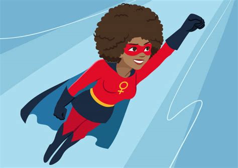 Black Superwoman Illustrations Royalty Free Vector Graphics And Clip Art