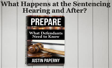 What Happens At The Sentencing Hearing And After Chapter 9 White