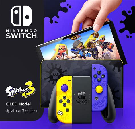 Nintendo Switch Oled Bundle Splatoon 3