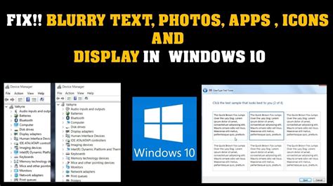 How To Fix Blurry Text In Windows 10 With Multiple Screens Photos