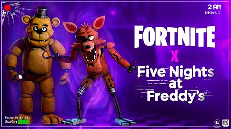 Fortnite Five Nights At Freddys Trailer Youtube