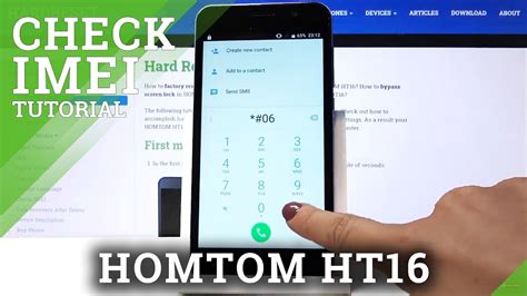 We did not find results for: How to Find IMEI Number in HOMTOM HT16 - Check Android ...