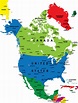 North American Colorful Map - KidsPressMagazine.com | America map ...