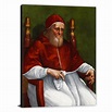 Portrait of Pope Julius II by Raphael, 1511 - Canvas Wrap