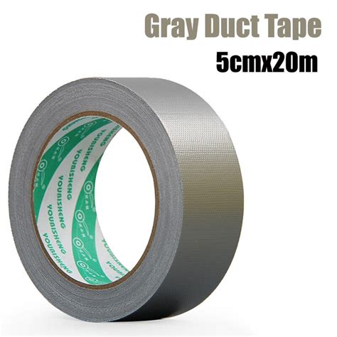 5cmx20m Single Sided Gray Carpet Cloth Duct Tape Multi Purpose Durable