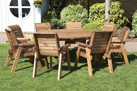 But what are the best garden benches to buy this year? HGG Round Wooden Garden Table and 8 Chairs Dining Set ...