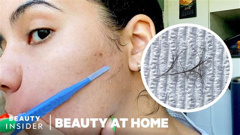 How To Try Dermaplaning At Home Beauty At Home Youtube