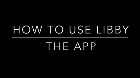 How To Use Libby App Catoosa County Library Youtube