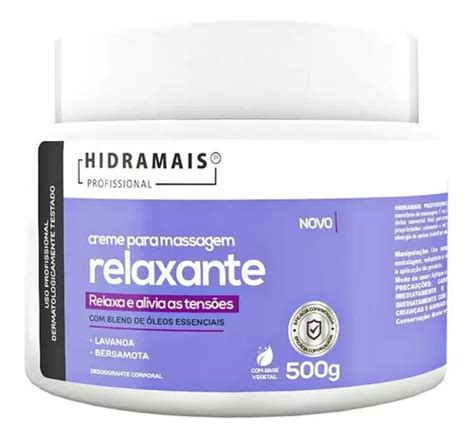 Crema Corporal Hidramais Profesional Para Masaje Relajante En Frasco De