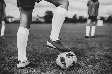 Junior Football Team Playing On The Field Free Photo Rawpixel