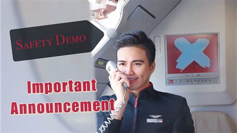 Cabin Crew Safety Demo Youtube