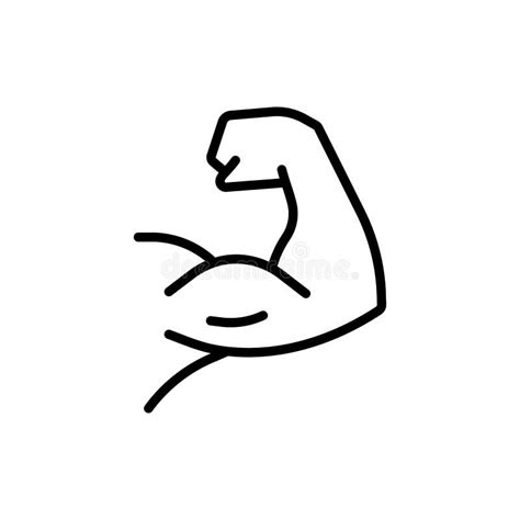 Icono Del Brazo Fuerte Ilustraciones Stock Vectores Y Clipart