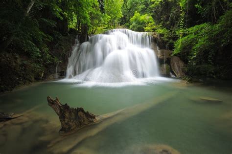 Tropical Waterfall In Thailand Stock Image Image Of Green Plant