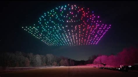 500 Drone Light Show Firefly Drone Shows Youtube