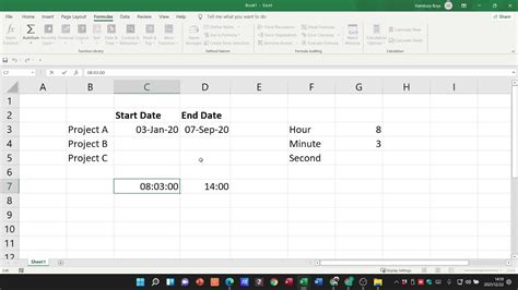 Date And Time Functions In Excel Part 2 Time Youtube