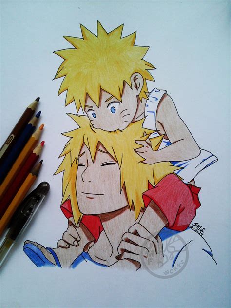 Father And Son Naruto By Reshiin On Deviantart