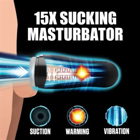 auto milker machine 15x sucking male masturbator oral stroker adult men sex toy ebay