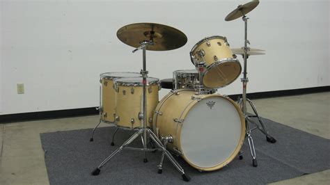 Rare Ludwig Classic Birch Series Drums 4pc Natural Birch Lacquer Ebay